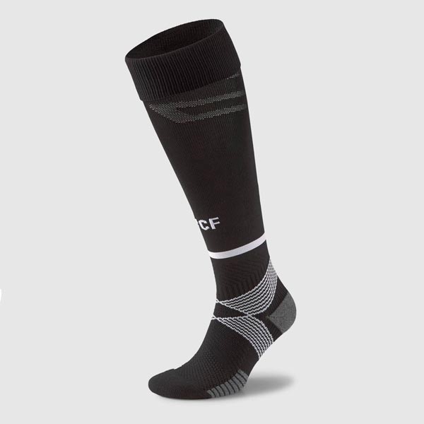 Calcetines Valencia Replica Primera Ropa 2021/22 Negro